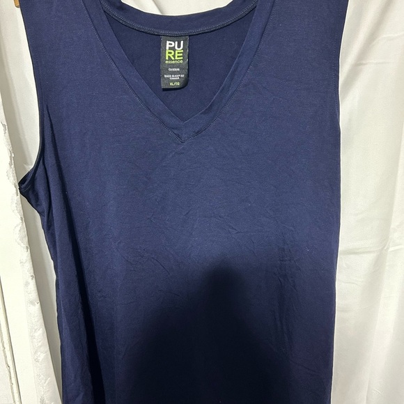 Pure Essence Women's Sleeveless Tops - Orange, Navy, and Gray - new or like new - Picture 11 of 12